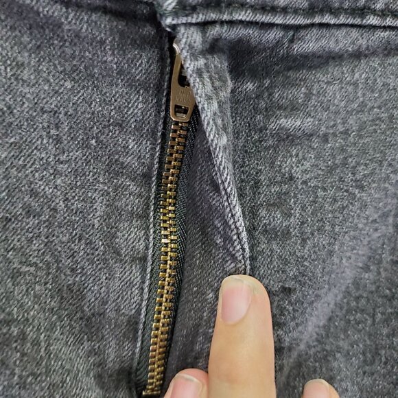 Old Navy Jeans Women’s Size 16 Long Black Curvy Skinny Stretch Denim 5-Pocket - Picture 10 of 12